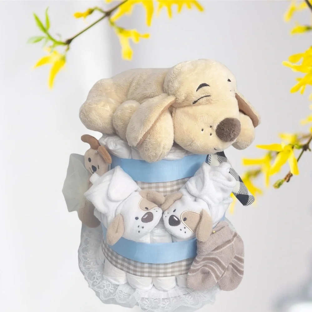 Puppy Diaper Cake